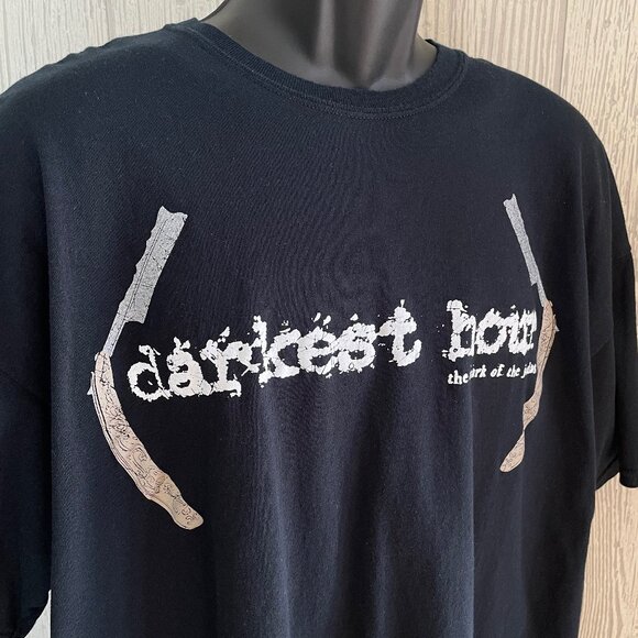 Darkest Hour Mark of the Judas Original Band T Shirt 2XL 2000 Tour Thrash Metal - Picture 12 of 14
